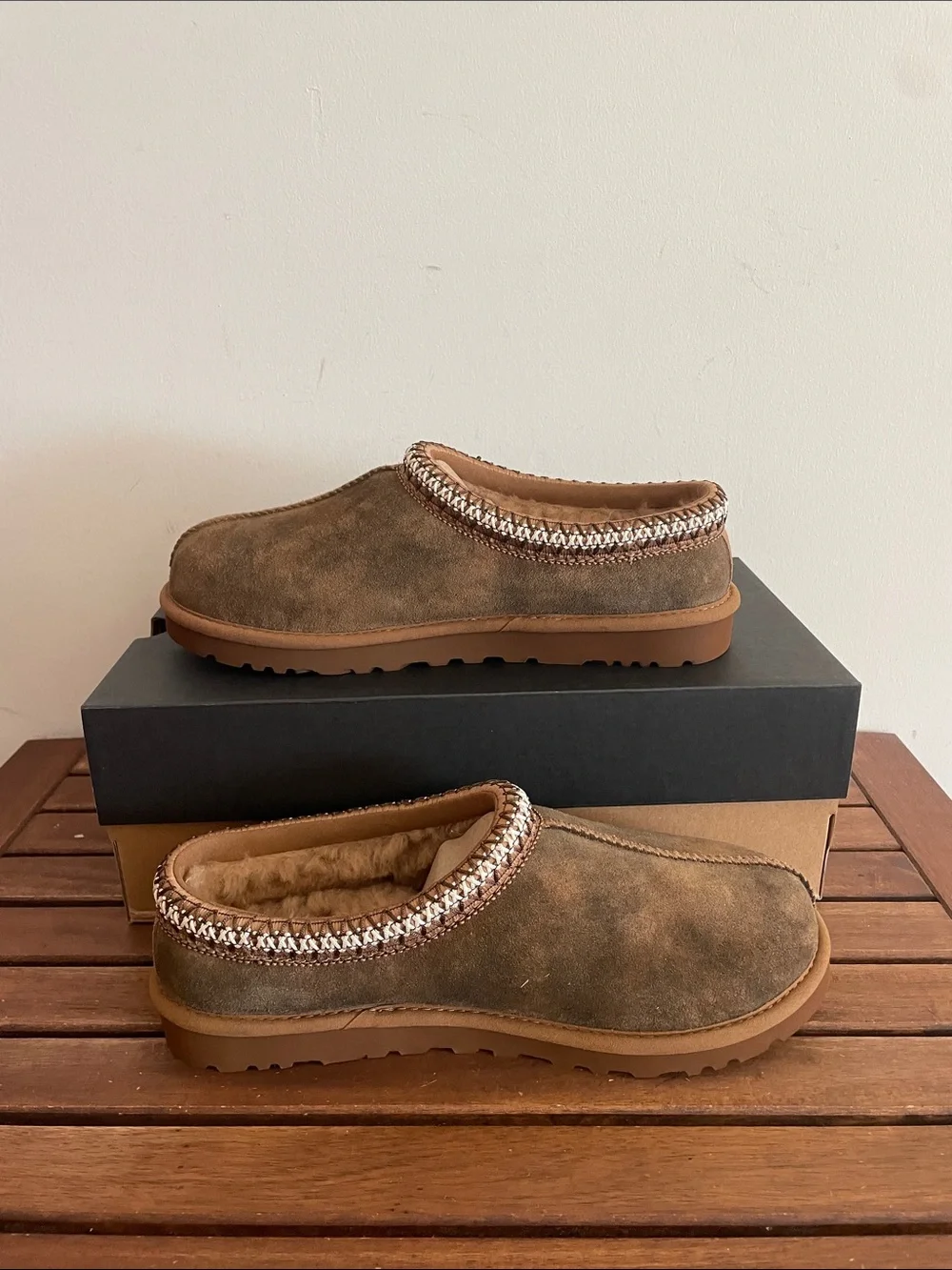 UGG Tasman Baxter Slippers Chestnut USA Men Size 8/UK 7/EU 41